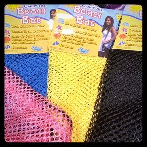Mesh beach bag bundle